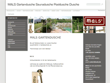 Tablet Screenshot of gartendusche.eu