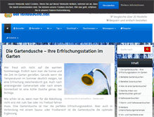 Tablet Screenshot of gartendusche.net